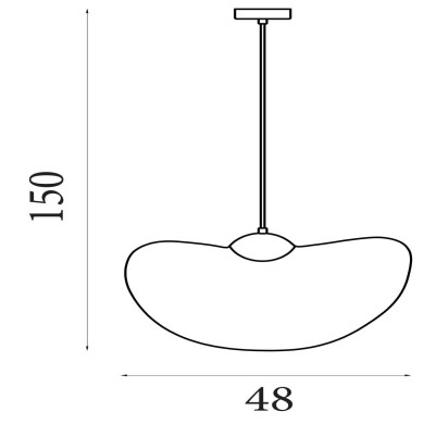 Suspension Sweden 10W Max LED Noir SEARCHLIGHT 55103BK