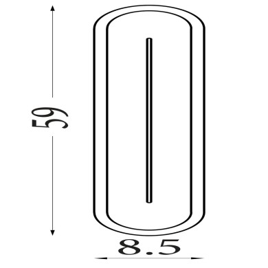 Applique Clamp 25W LED Laiton SEARCHLIGHT 55911SB