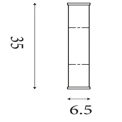 Applique Salle de bain Wales 13W LED Noir SEARCHLIGHT 61185-1BK