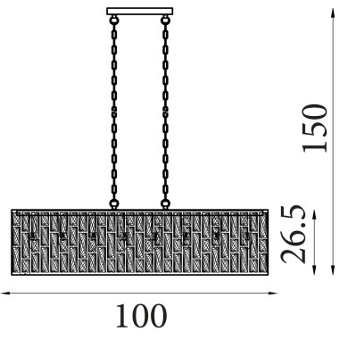 Suspension Bijou 40W Max Chrome SEARCHLIGHT 65818-8CC