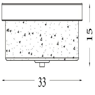 Plafonnier Salle de bain Preston 60W Max Argent SEARCHLIGHT 66210-2SS