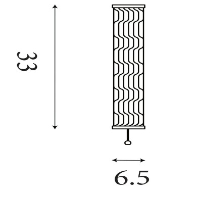 Applique Salle de bain Vibrate 12W LED Or SEARCHLIGHT 66310-1GO