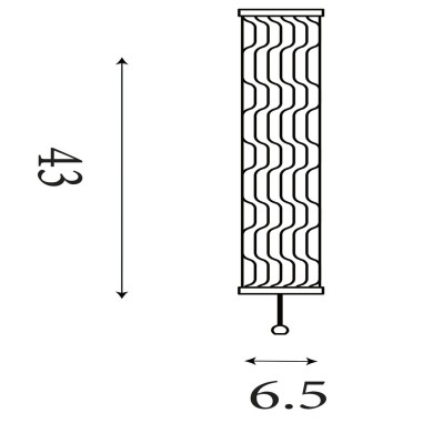 Applique Salle de bain Vibrate 13W LED Noir SEARCHLIGHT 66311-1BK