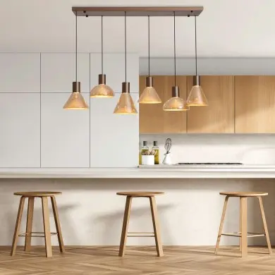 Suspension Cannes 41W LED Latte SEARCHLIGHT 77410-6AM