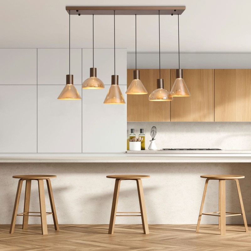 Suspension Cannes 41W LED Latte SEARCHLIGHT 77410-6AM