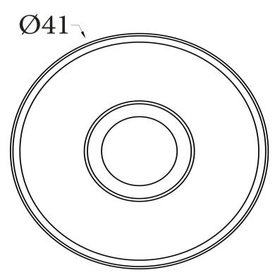 Plafonnier Lumadisc 20W LED Noir SEARCHLIGHT 80780-46BK