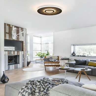 Plafonnier Lumadisc 20W LED Noir SEARCHLIGHT 80780-46BK