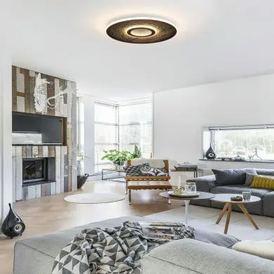 Plafonnier Lumadisc 20W LED Noir SEARCHLIGHT 80780-46BK