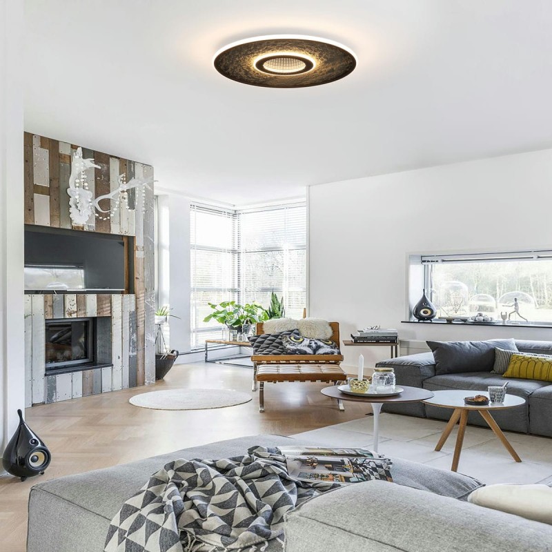 Plafonnier Lumadisc 20W LED Noir SEARCHLIGHT 80780-46BK