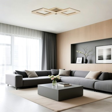 Plafonnier Fence 25W LED Or SEARCHLIGHT 83510GO