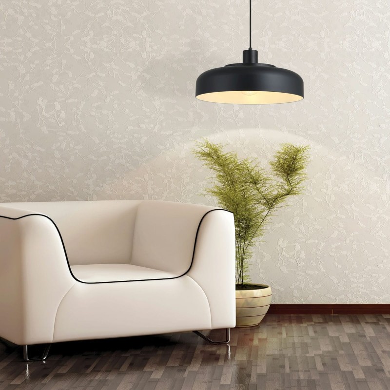 Plafonnier Scotland 60W Max Noir SEARCHLIGHT 87180BK