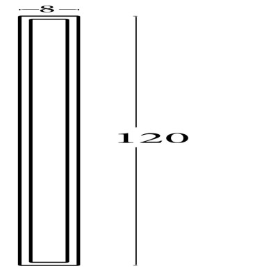 Applique Bordo 24W LED Noir SEARCHLIGHT 88711-1200
