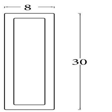 Applique Bordo 6W LED Noir SEARCHLIGHT 88711-300