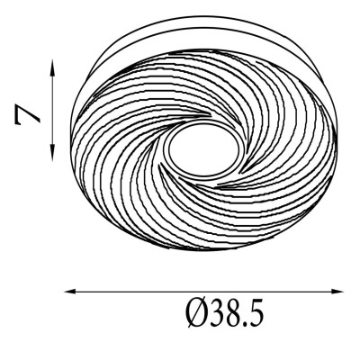 Plafonnier Pandora 24W LED Blanc SEARCHLIGHT 97010-39WH