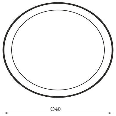 Plafonnier Galactic 24W LED Blanc SEARCHLIGHT 98800-40WH