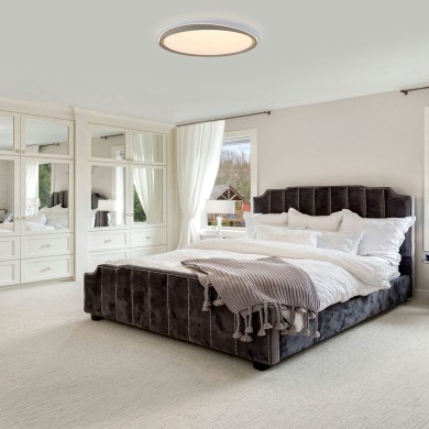 Plafonnier Galactic 24W LED Gris SEARCHLIGHT 98900-40WH