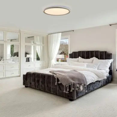 Plafonnier Galactic 24W LED Gris SEARCHLIGHT 98900-40WH