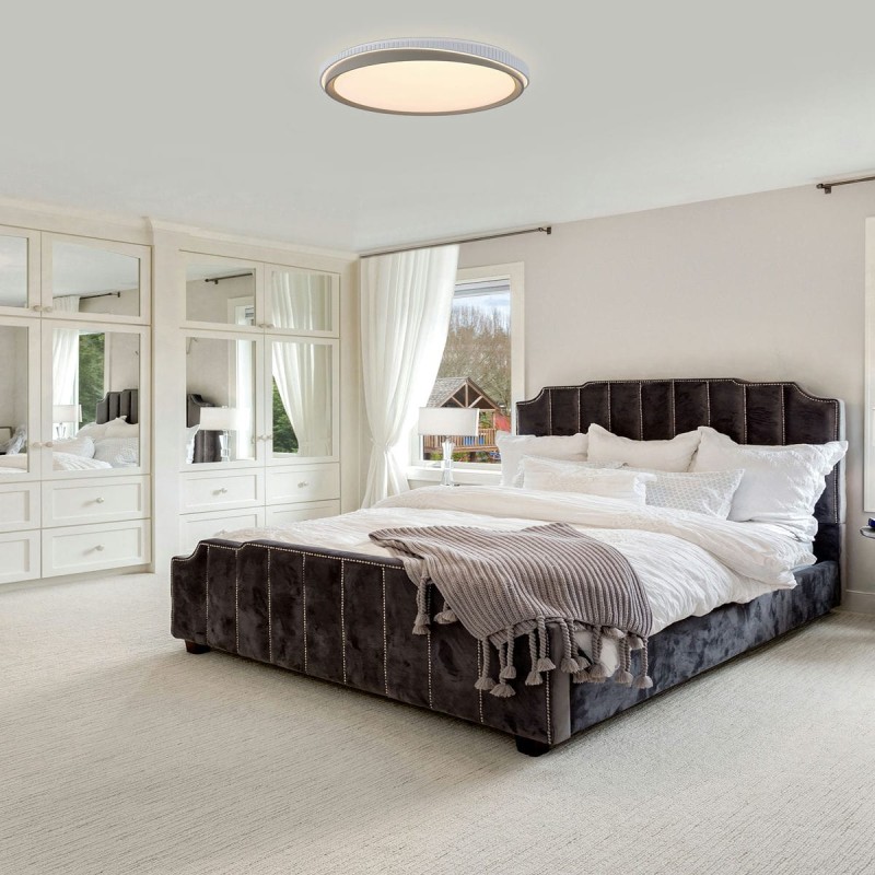 Plafonnier Galactic 24W LED Gris SEARCHLIGHT 98900-40WH