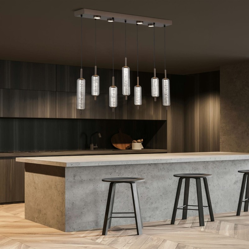 Suspension Cattail 33W LED Latte SEARCHLIGHT 76210-7CL