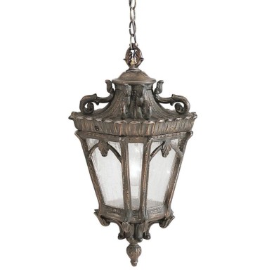 Suspension Tournai 1x100W Fer forgé doré ELSTEAD LIGHTING kltournai8gxl