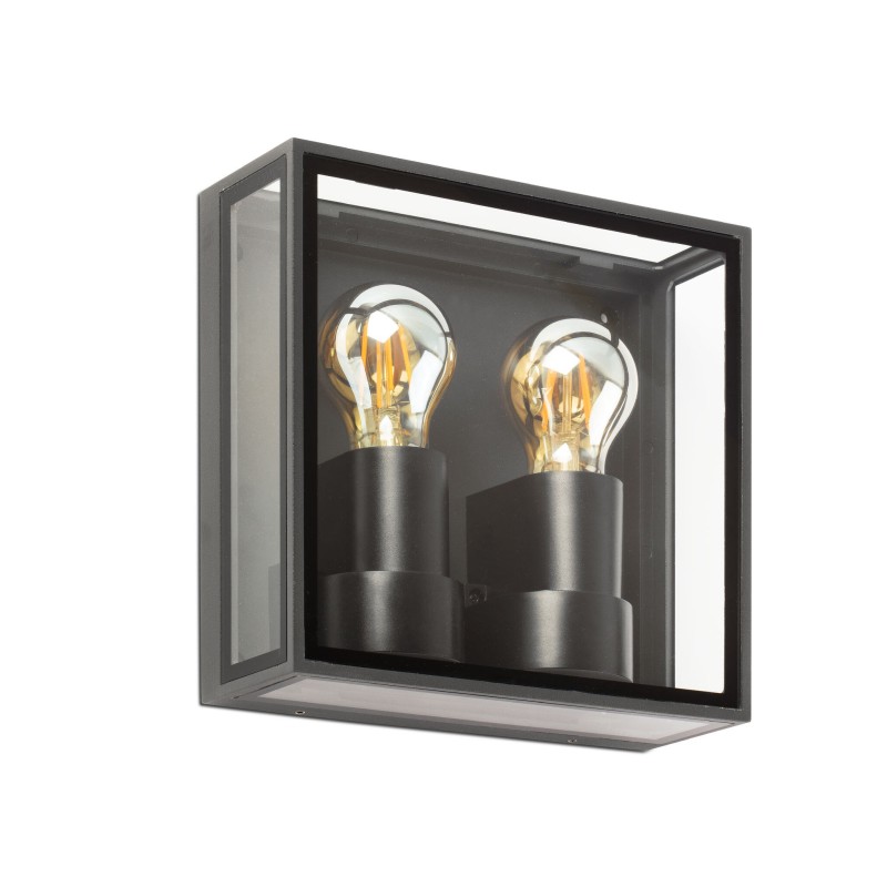 Applique Murale Extérieur Pomo  Gris E27 60W FARO 71306
