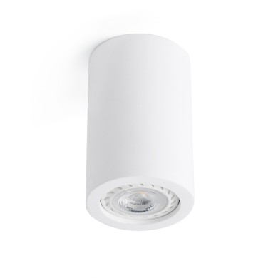 Plafonnier Sven Rond Blanc 1 X GU10 35W FARO 63268