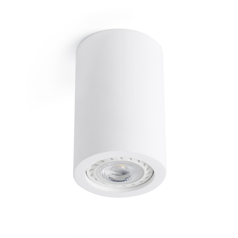Plafonnier Sven Rond Blanc 1 X GU10 35W FARO 63268
