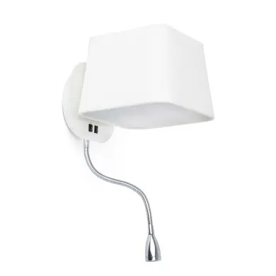 Applique Liseuse blanche 60W SWEET FARO 29950