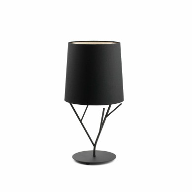 Lampe de table tree 1L E27 60W noire FARO 29866