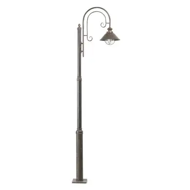 Lampadaire exterieur brun rouille 1x12 NAUTICA FARO 71116