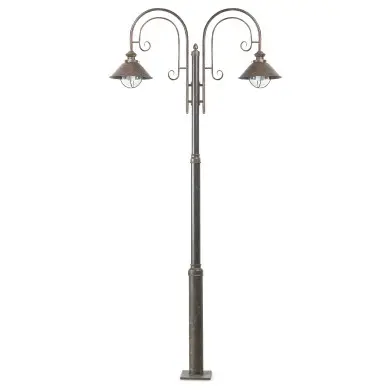 Lampadaire exterieur brun rouille 2x12 W NAUTICA FARO 71117
