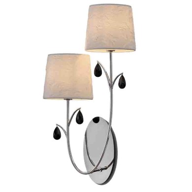 Applique Murale ANDREA Chromé  2x20W MANTRA 6316