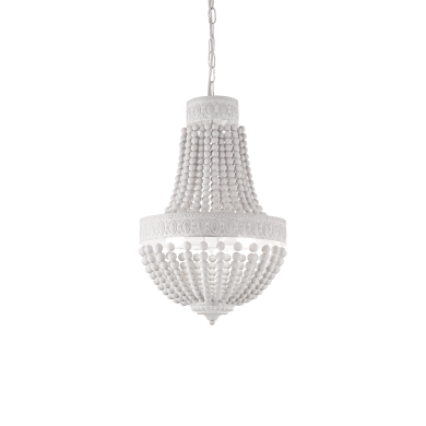 Lustre Montgolfière MONET Blanc 5xE14 40W IDEAL LUX 162737