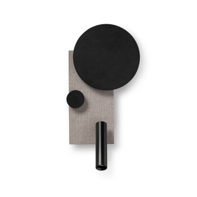 Applique Murale Klee Noir 1x10W LED FARO 20066