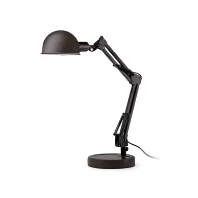 Lampe Architecte Industrielle BAOBAB 1x11W E14 Noir FARO 51909