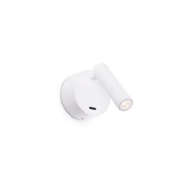 Applique murale Boc Blanc 1x3W LED FARO 62707