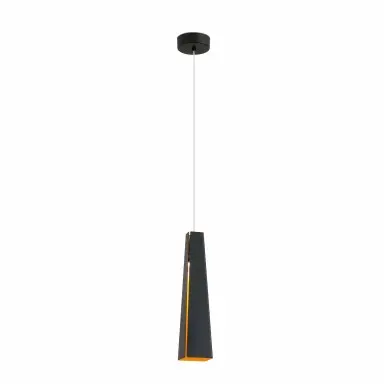 Suspension Noir Or Led 6W Pluma FARO 64172
