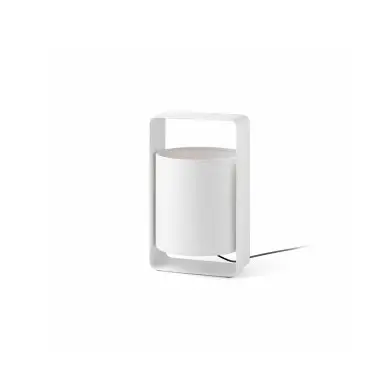 Lampe de Table Blanc Abat Jour Beige E27 20W Lula P FARO 28380