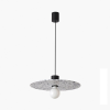 Suspension CONFETTI 400 1x15W E27 Noir Mat Blanc et Noir FARO 68600-51