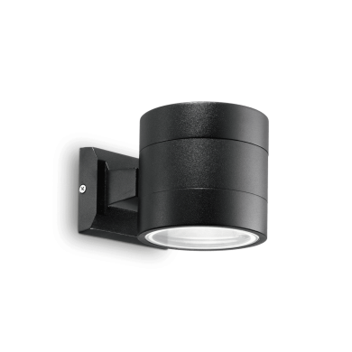 Applique murale extérieure SNIF rond Noir 1x40W IDEAL LUX 61450