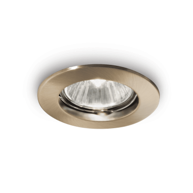 Spot JAZZ (x3) Laiton vieilli 1x50W IDEAL LUX 83124