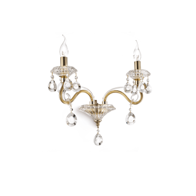 Applique murale NEGRESCO Or 2x40W IDEAL LUX 87757