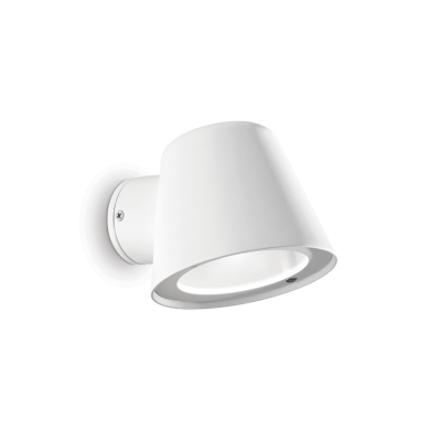 Applique murale extérieure GAS Blanc 1x28W IDEAL LUX 91518