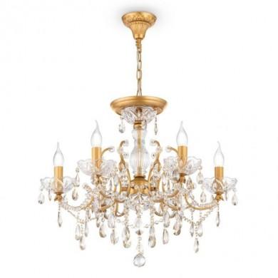 Lustre Pampilles Sevilla Or 6x60W E14 MAY_DIA004-06-G DIA004-06-G Lustre Pampilles Sevilla Or 6x60W E14 MAYTONI DIA004-06-G