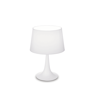 Lampe de chevet LONDON Blanc 1x60W IDEAL LUX 110530