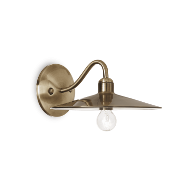 Applique murale CANTINA Laiton vieilli 1x40W IDEAL LUX 112626