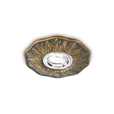 Spot POLKA Laiton vieilli 1x50W IDEAL LUX 115580