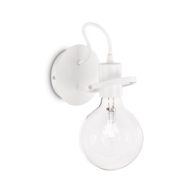 Applique murale RADIO Blanc 1x60W IDEAL LUX 119465