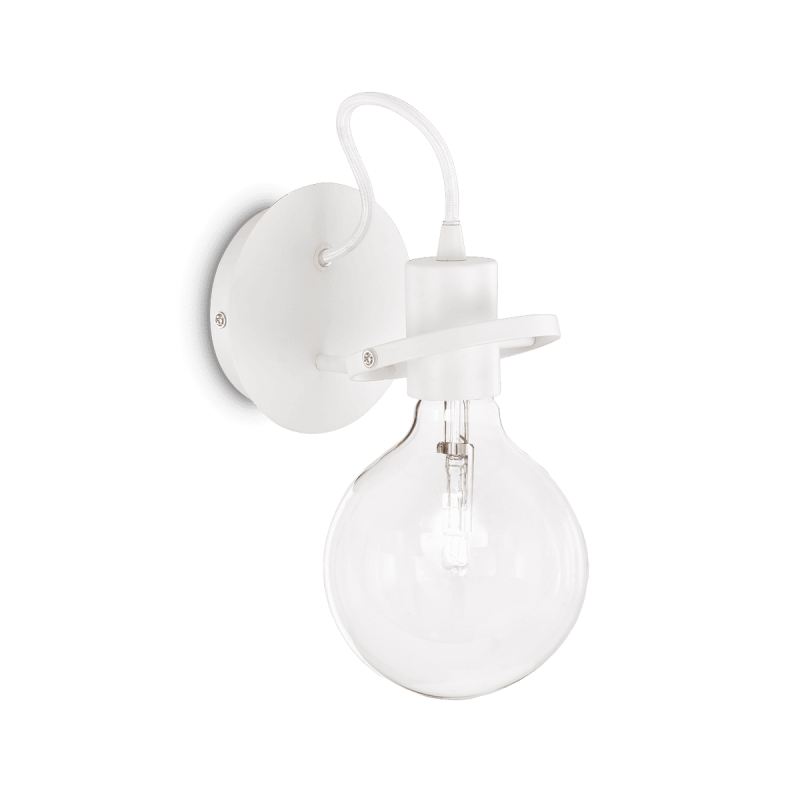 Applique murale RADIO Blanc 1x60W IDEAL LUX 119465