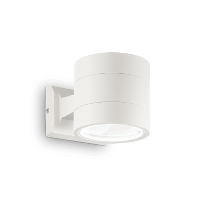 Applique murale extérieure SNIF rond Blanc 1x40W IDEAL LUX 144283